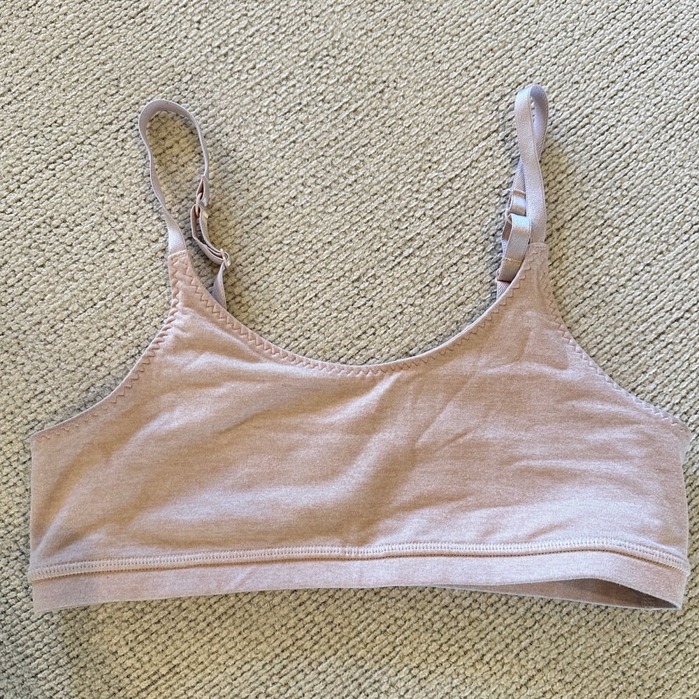 Ivivva Pink Heathered Sports Bra— fit size 10/12